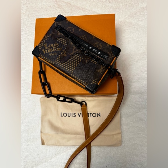 Louis Vuitton X Nigo Giant Damier Ebene Monogram Mini Soft Trunk - Picture 2 of 5